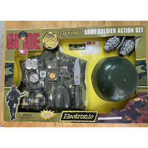 2000 G.I. JOE ELECTRONIC ARMY SOLDIER ACTION SET New In Box